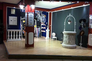 Stand o set per servizi fotografici