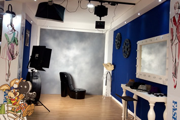 Stand o set per servizi fotografici