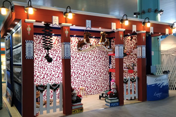 Stand o set per servizi fotografici