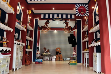 Stand o set per servizi fotografici